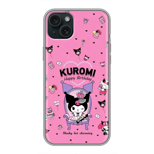 Чохол з принтом «KUROMI» для iPhone 15 Plus
