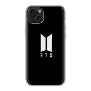 Чохол з принтом «Лого BTS» для iPhone 15 Plus