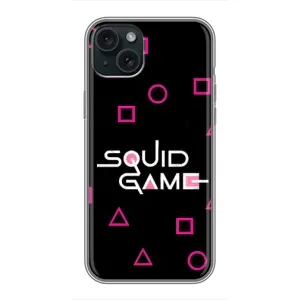 Чохол Гра в кальмара для iPhone 15 Plus (Патерн Гра кальмара)