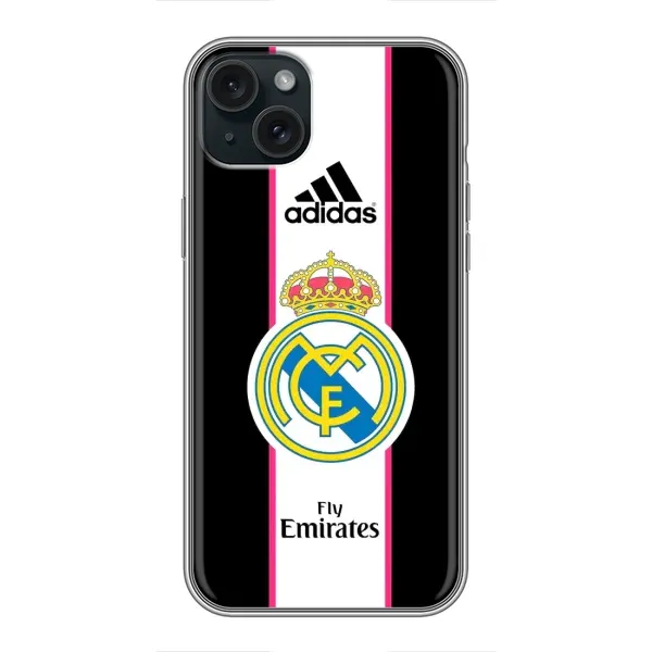 Чехол с принтом «лого Real Madrid» для iPhone 15 Plus