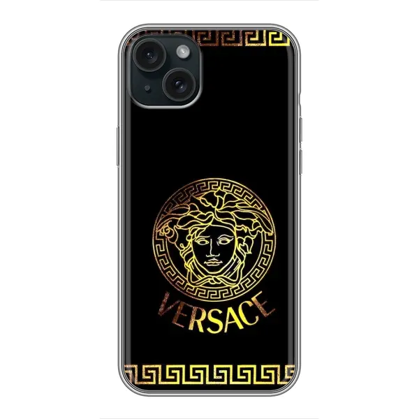Чохол з принтом «Logo Versace» для iPhone 15 Plus