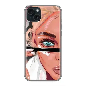 Чехол с принтом «Макияж» для iPhone 15 Plus