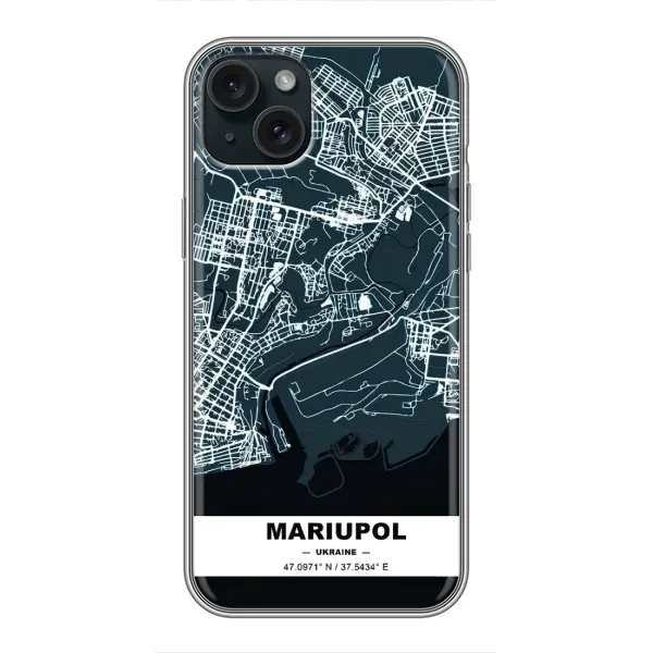 Чохол з принтом «Маріуполь» для iPhone 15 Plus