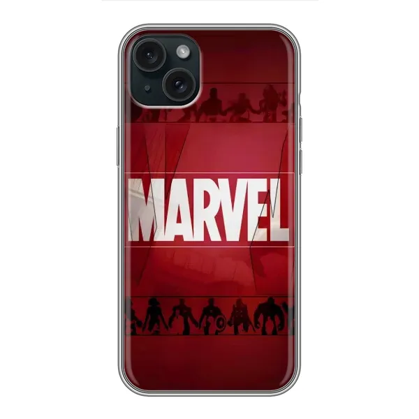 Чехол с принтом «MARVEL» для iPhone 15 Plus