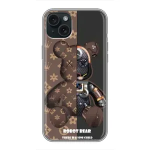 Круті Чохли Луі Віттон для iPhone 15 Plus (AlphaPrint) (Ведмідь Луі Вітон)