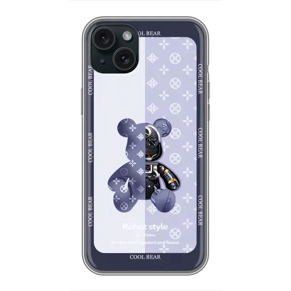 Чохол з принтом «Медведик LV» для iPhone 15 Plus Чохол з принтом «Медведик LV» для iPhone 15 Plus