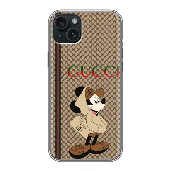 Чохол з принтом «Mickey GUCCI» для iPhone 15 Plus