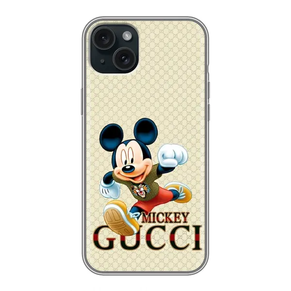 Чехол с принтом «Mikki Gucci» для iPhone 15 Plus