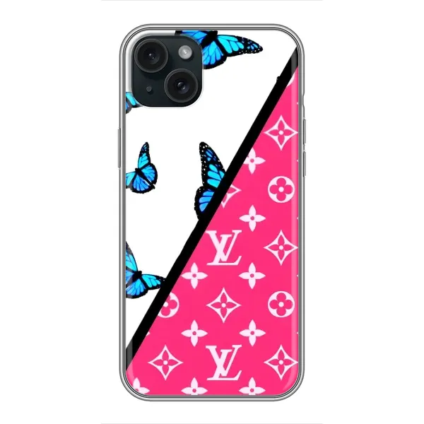 Чехол с принтом «Мода LV» для iPhone 15 Plus