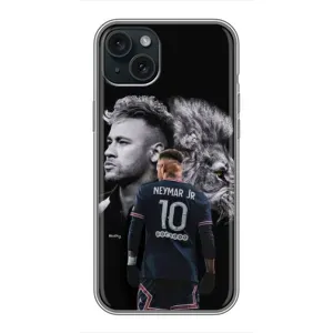 Чехол Неймар для iPhone 15 Plus (AlphaPrint) (Неймар Лев)