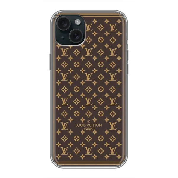 Чохол з принтом «шпалери LV» для iPhone 15 Plus