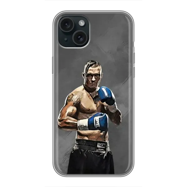Чохол з принтом «Олександр Усик» для iPhone 15 Plus