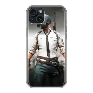 Чехол с принтом «Пабг мен» для iPhone 15 Plus