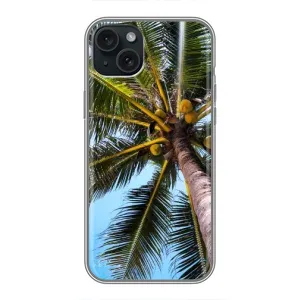 Силіконовий чохол з КАРТИНКАМИ літо для iPhone 15 Plus (AlphaPrint) (Пальма)