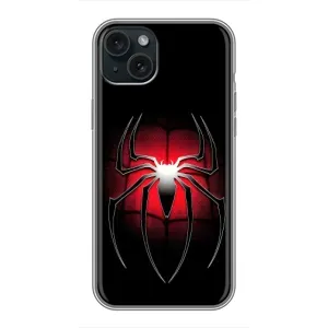 Чохол з людиною павуком для iPhone 15 Plus - (AlphaPrint)