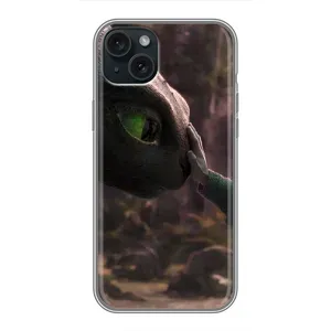 Чехол как приручить дракона на iPhone 15 Plus (Сцена с драконом)