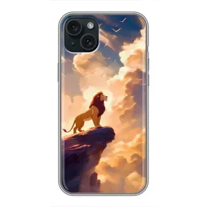 Чохол з принтом «Сімба на скелі» для iPhone 15 Plus