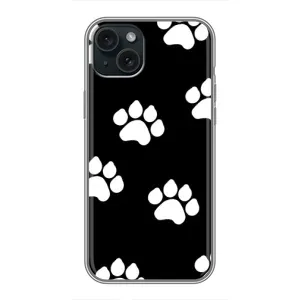 Чохли з собаками для iPhone 15 Plus (VPrint) (Сліди собаки)