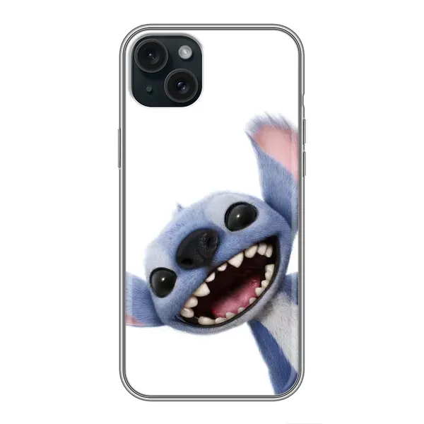 Чехол с принтом «Стич» для iPhone 15 Plus