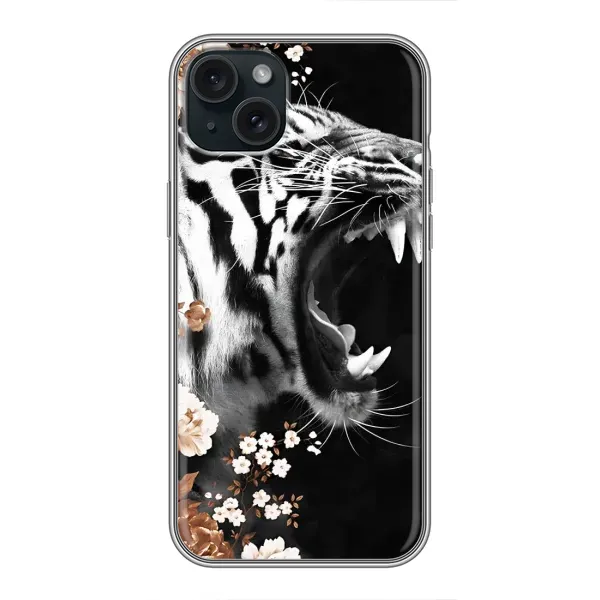 Чехол с принтом «Стильный ТИГР» для iPhone 15 Plus