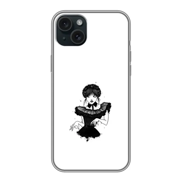 Чохол з принтом «танець Венздей» для iPhone 15 Plus Чохол з принтом «танець Венздей» для iPhone 15 Plus