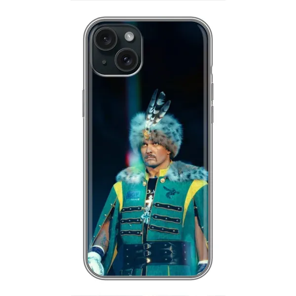Чохол з принтом «Усик Гетьман» для iPhone 15 Plus
