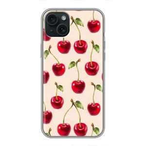 Чохли з фруктами для iPhone 15 Plus (VPrint) (Черешня)