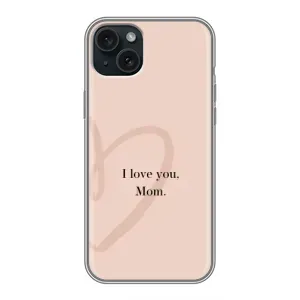 Чехол с принтом «Сердце маме» для iPhone 15 Plus