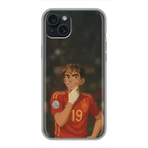 Чохол з футболістом Ламін Ямаль iPhone 15 Plus (Ямаль аніме)