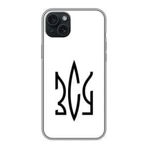 Чохли для iPhone 15 Plus Укр. Символіка (AlphaPrint) (ЗСУ герб)