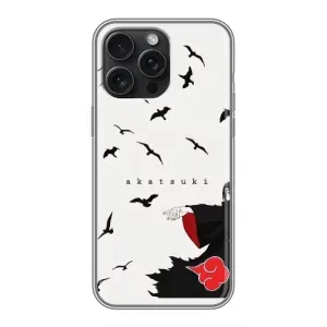 Чехлы на тему: Итачи Учиха для iPhone 15 Pro Max (AlphaPrint) (Akatsuki)