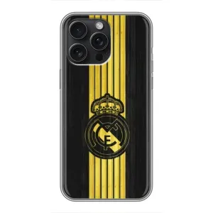 ФК Реал Мадрид чехлы для iPhone 15 Pro Max (AlphaPrint) (фон Реал Мадрид)