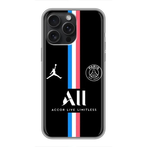 Чехол с принтом «футболка ПСЖ» для iPhone 15 Pro Max