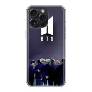 Чехлы BTS для iPhone 15 Pro Max (AlphaPrint) (Группа BTS)