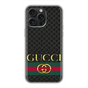 Чехлы ГУЧЧИ для Айфон 15 Про Макс (AlphaPrint) (Gucci оригинал)