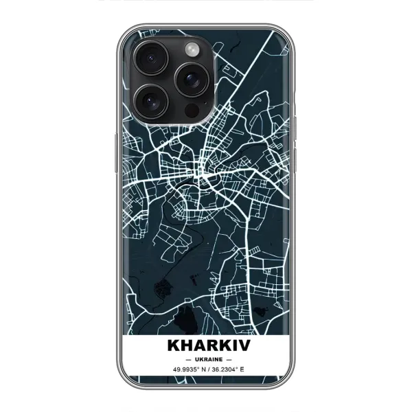 Чехол с принтом «Харьков» для iPhone 15 Pro Max