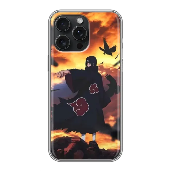 Чехол с принтом «Итачи с воронами» для iPhone 15 Pro Max