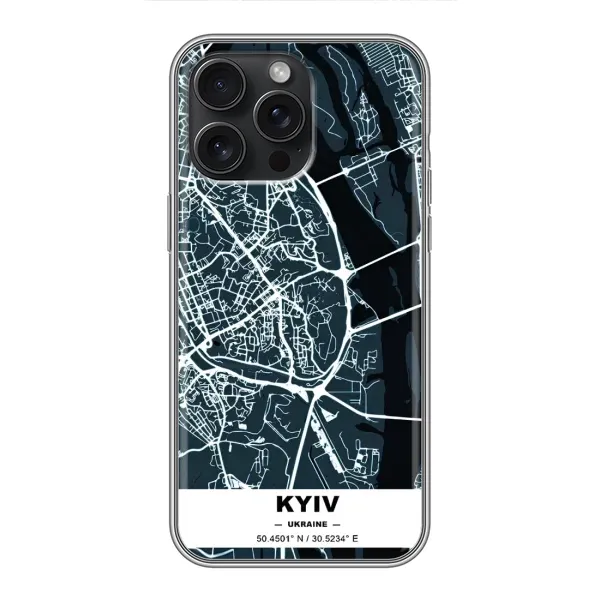 Чехол с принтом «Киев» для iPhone 15 Pro Max