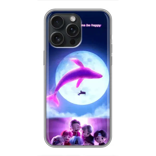 Чехол с принтом «КИТ BTS» для iPhone 15 Pro Max