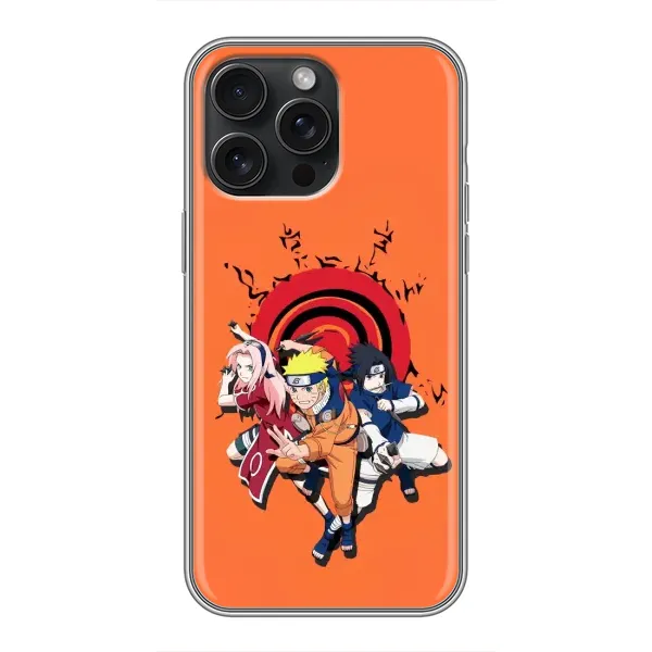 Чохол з принтом «команда Наруто» для iPhone 15 Pro Max