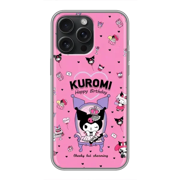 Чехол с принтом «KUROMI» для iPhone 15 Pro Max