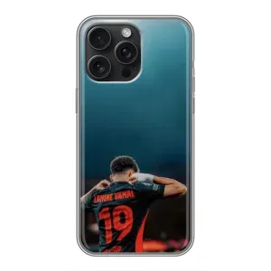Чохол з футболістом Ламін Ямаль iPhone 15 Pro Max (Ламін 19)