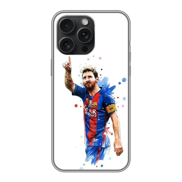 Чехол с принтом «Лео Месси» для iPhone 15 Pro Max