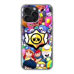 Чехол для iPhone 15 Pro Max Бравл Старс (VPrint)
