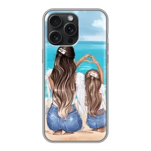 Чохол з друком для iPhone 15 Pro Max - (Мама з дитинкою) (AlphaPrint)