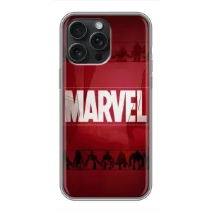 Чехол МАРВЕЛ для Айфон 15 Про Макс (AlphaPrint) (MARVEL)