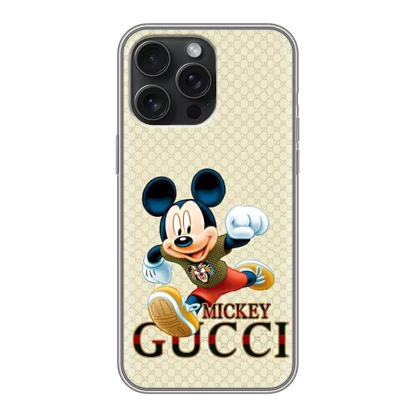 Чехол с принтом «Mikki Gucci» для iPhone 15 Pro Max