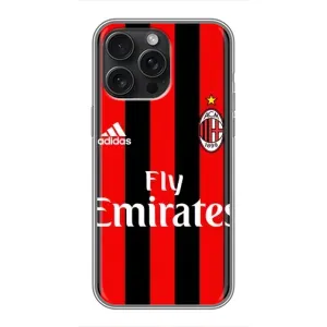 Чехлы для iPhone 15 Pro Max (VPrint) - Футбольные клубы (Milan)