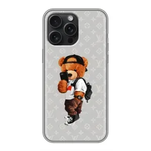 Брендновые Чехлы для iPhone 15 Pro Max - (PREMIUMPrint) (Мишка Луи)