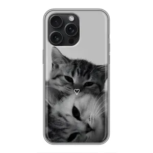 Чехол с принтом «Пара котов» для iPhone 15 Pro Max